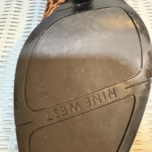 Nine West Leopard Print Heels - Picture 6 of 7